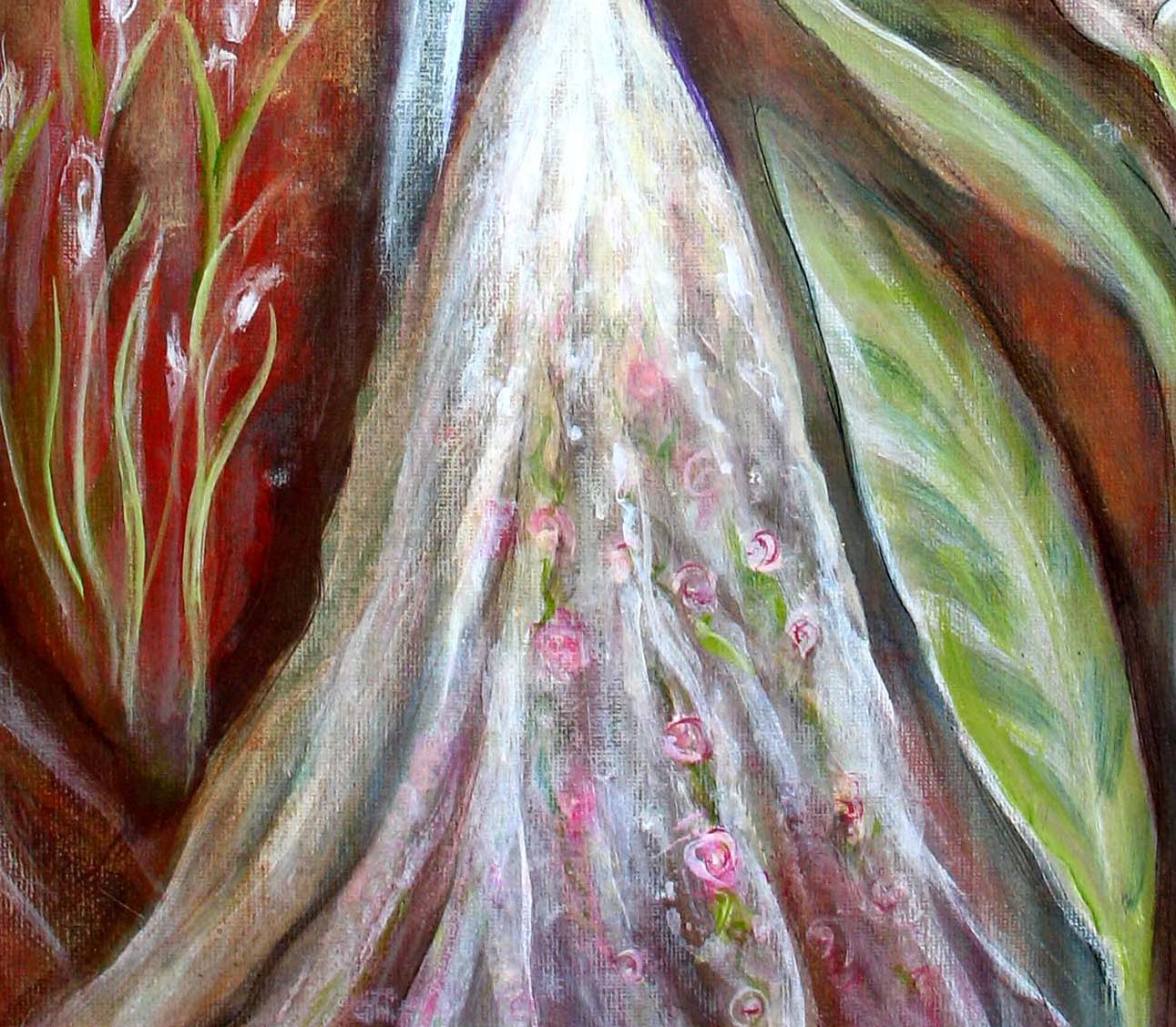 bride and groom marriage love wedding gift painting wall art