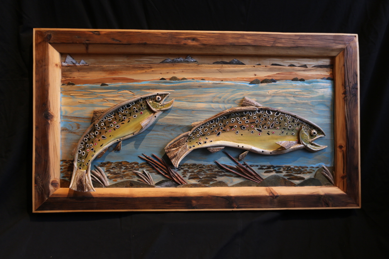 Colorado brown trout art Greshko