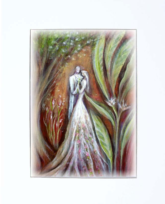 bride and groom marriage love wedding gift painting wall art