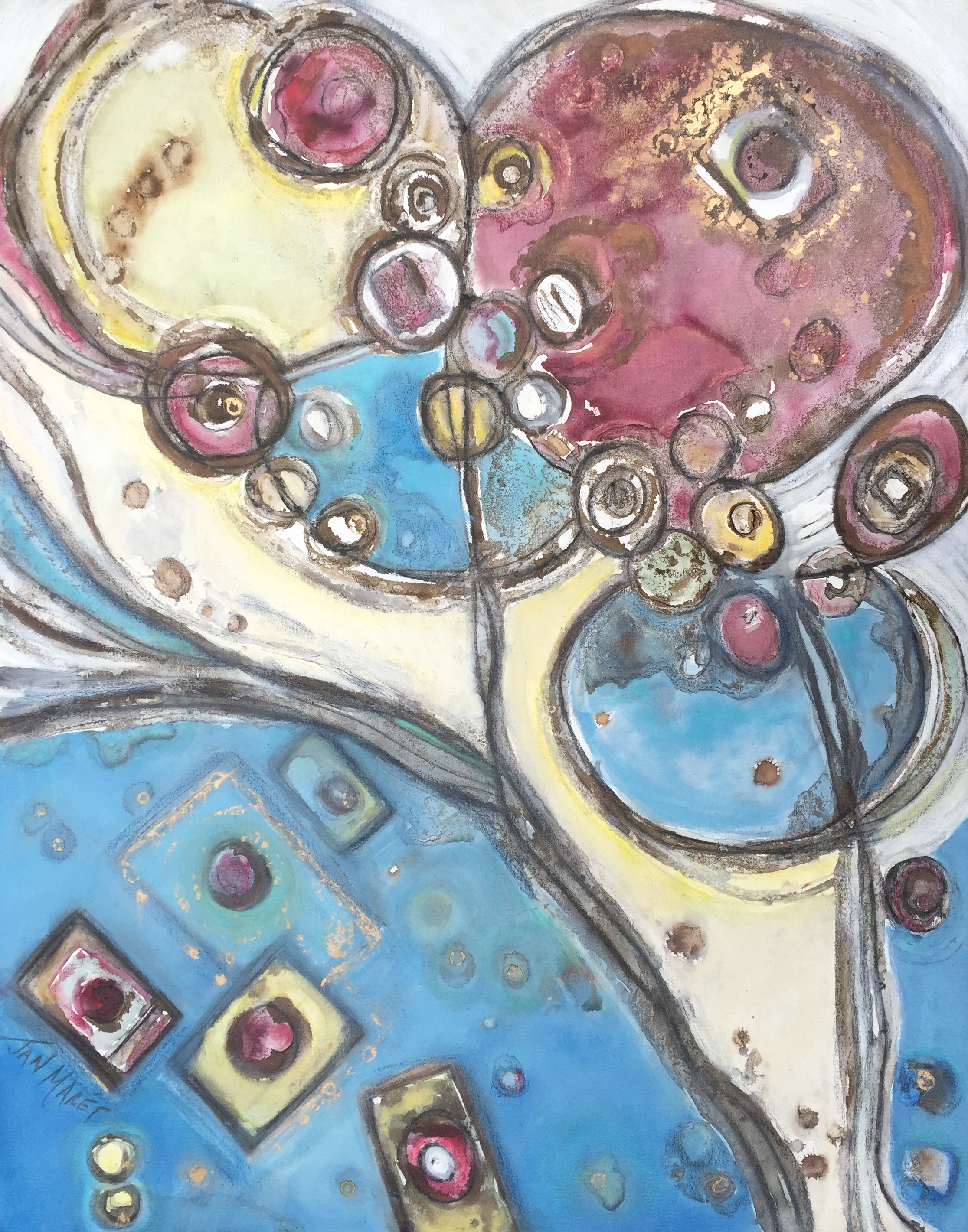 Bubble Chamber Trails