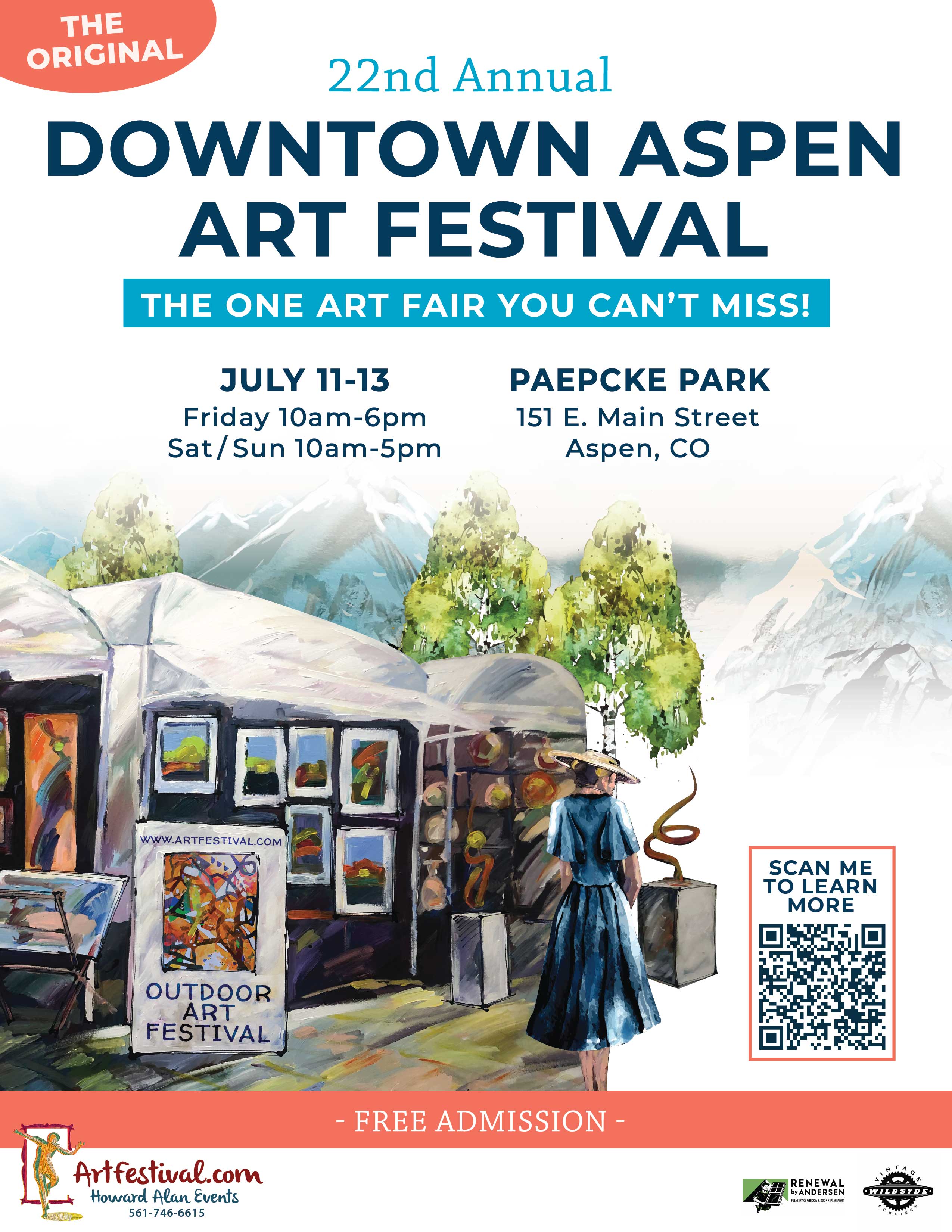 22nd Annual Downtown Aspen Art Festival