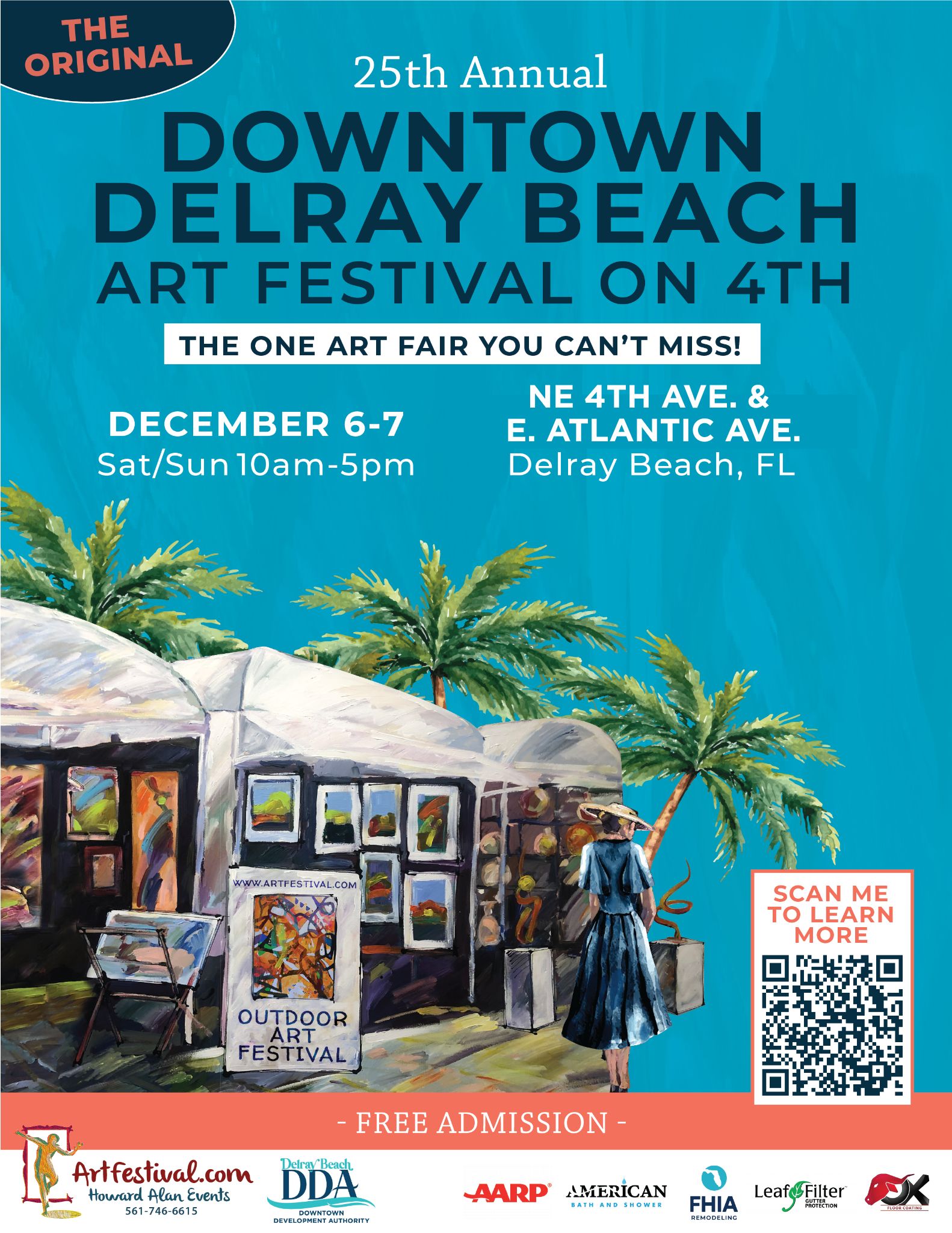 25th Annual Downtown Delray Beach Art Festival on 4th