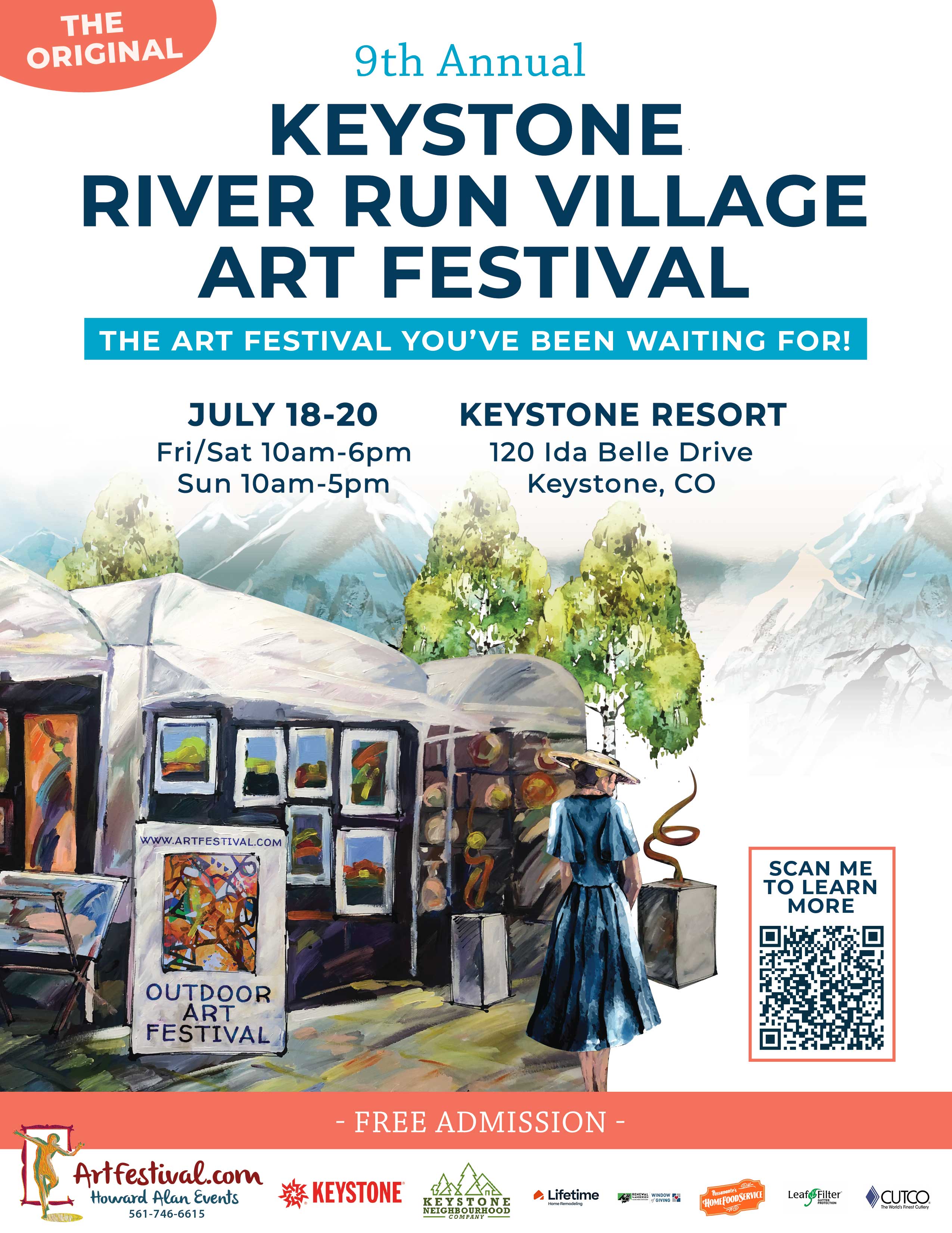 9th Annual Keystone River Run Village Art Festival 