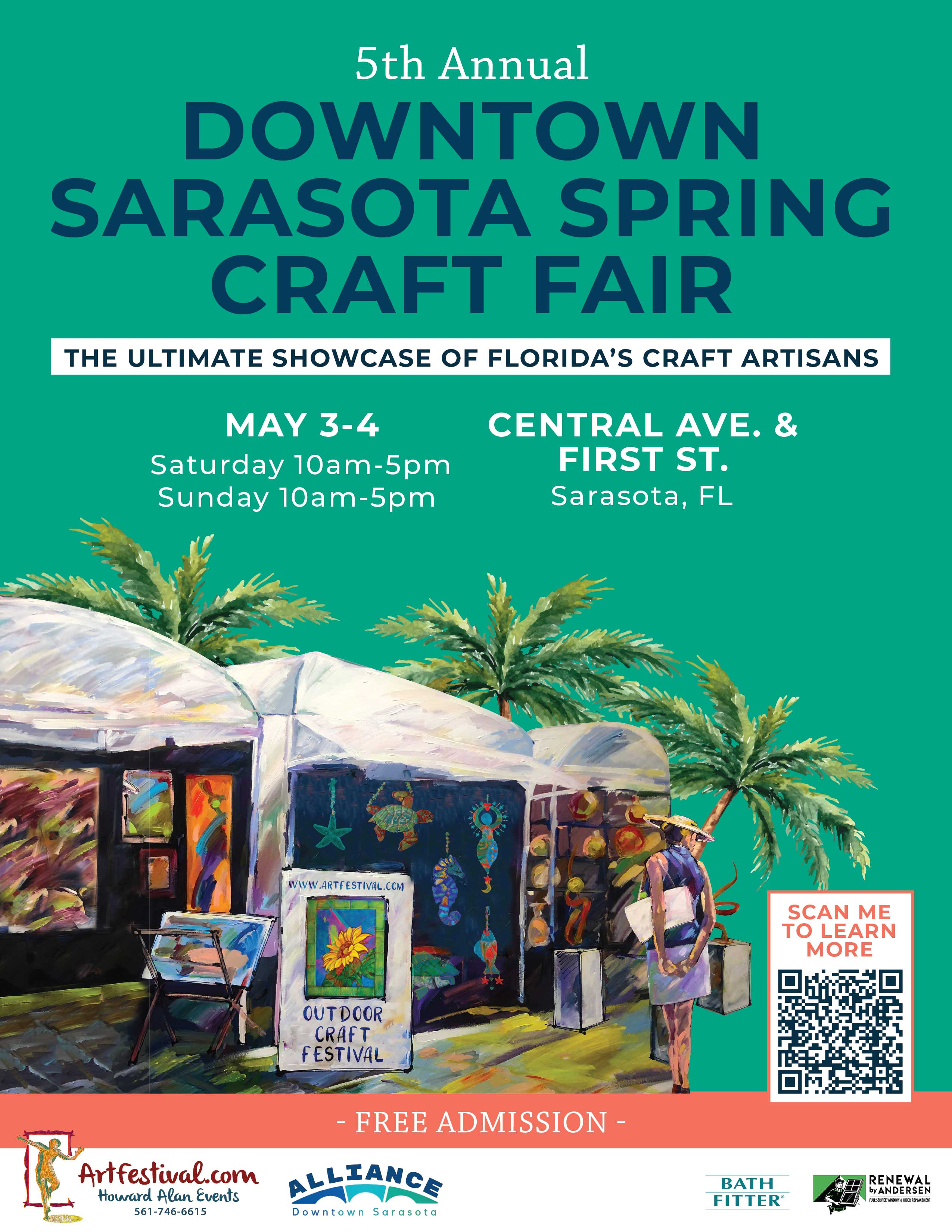 5th Annual Downtown Sarasota Spring Craft Fair
