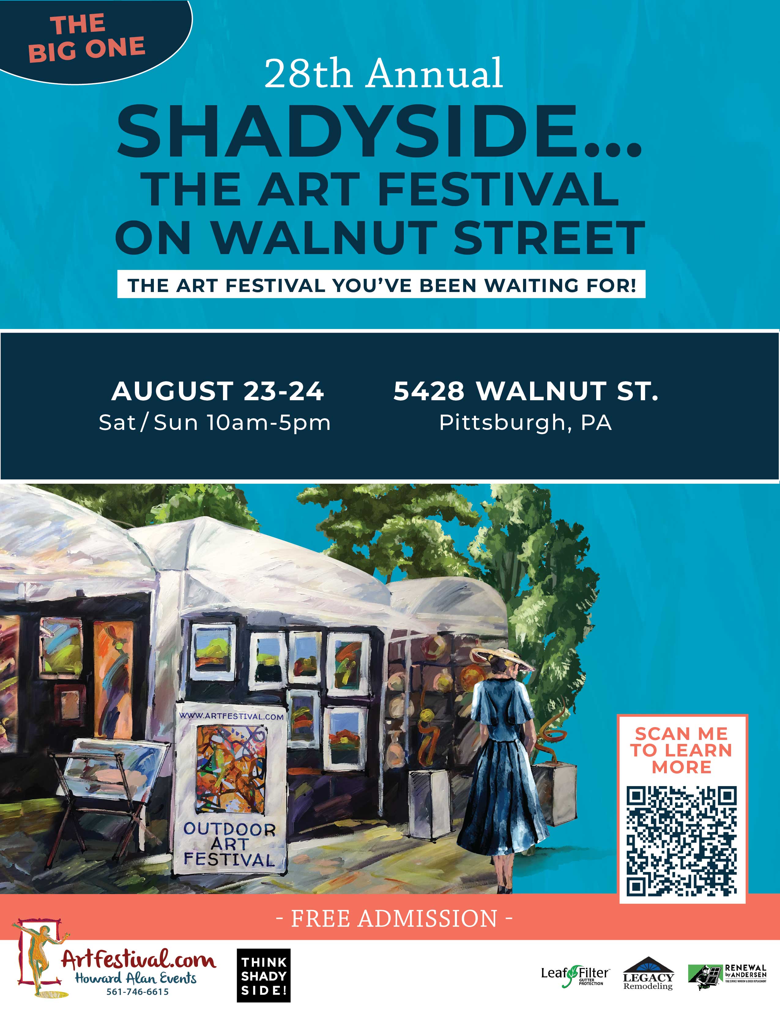 28th Annual Shadyside...The Art Festival on Walnut Street