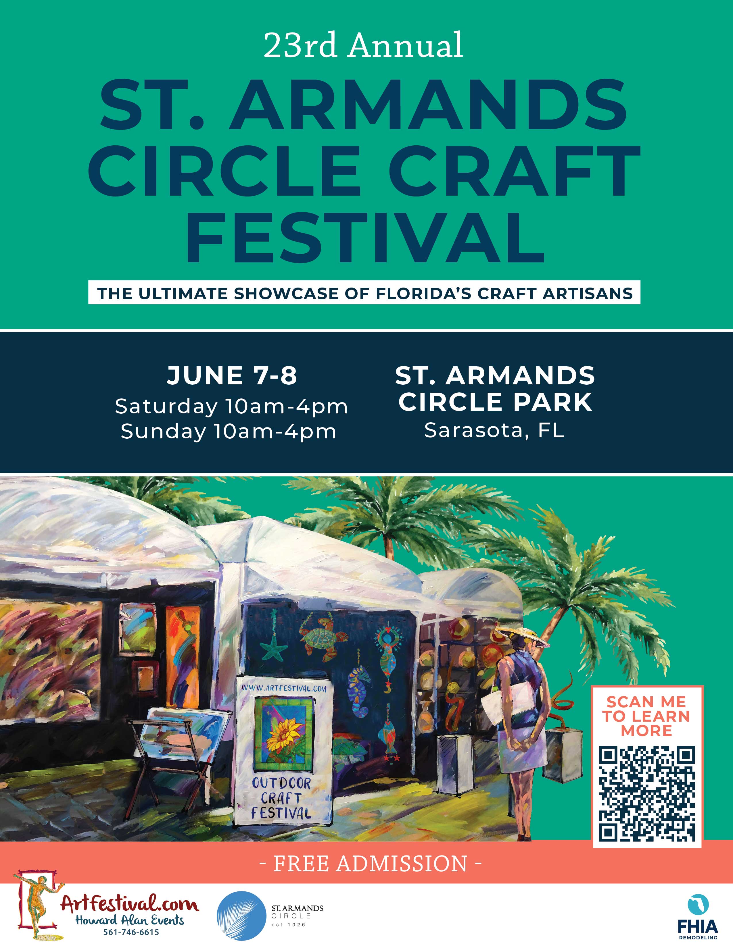 23rd Annual St. Armands Circle Craft Festival