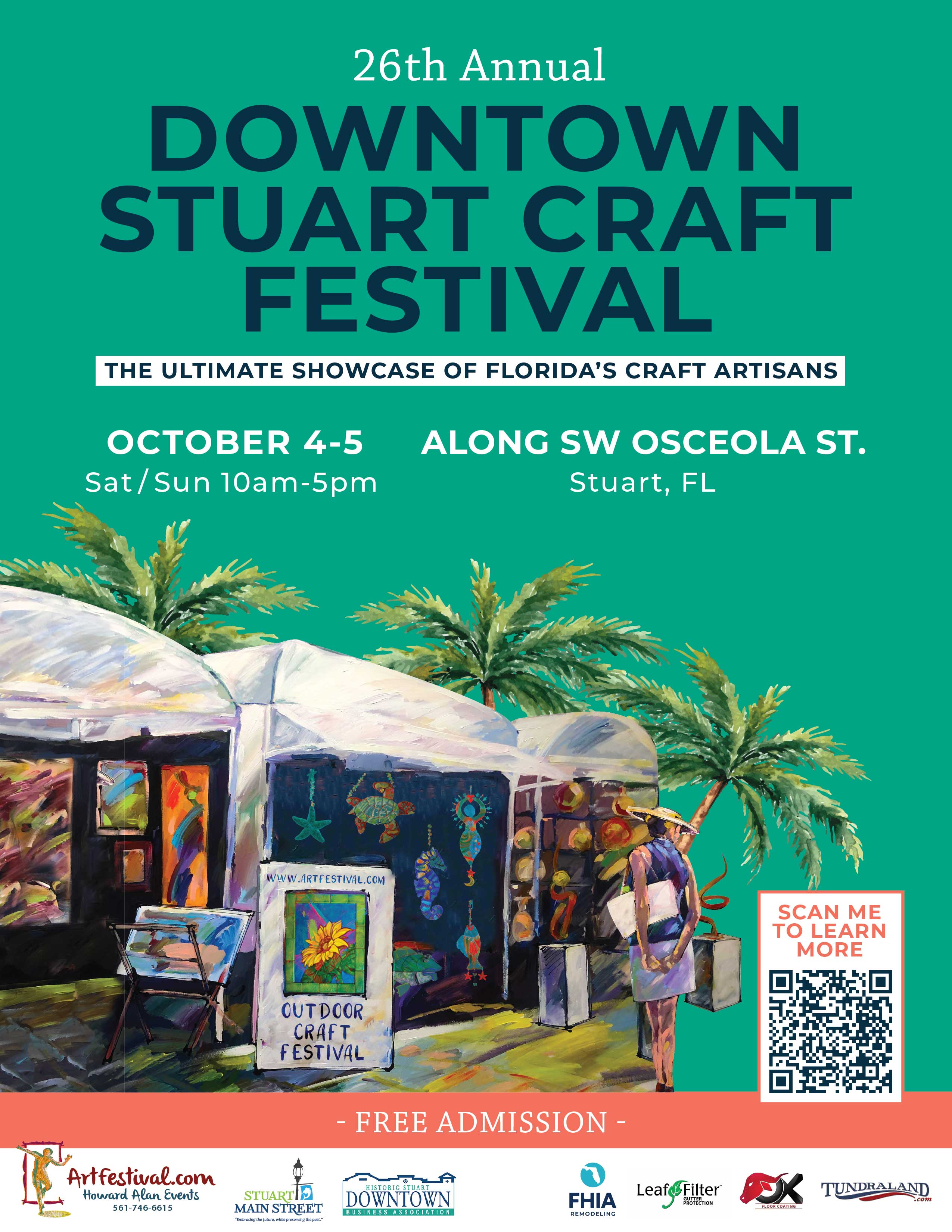 26th Annual Downtown Stuart Craft Festival