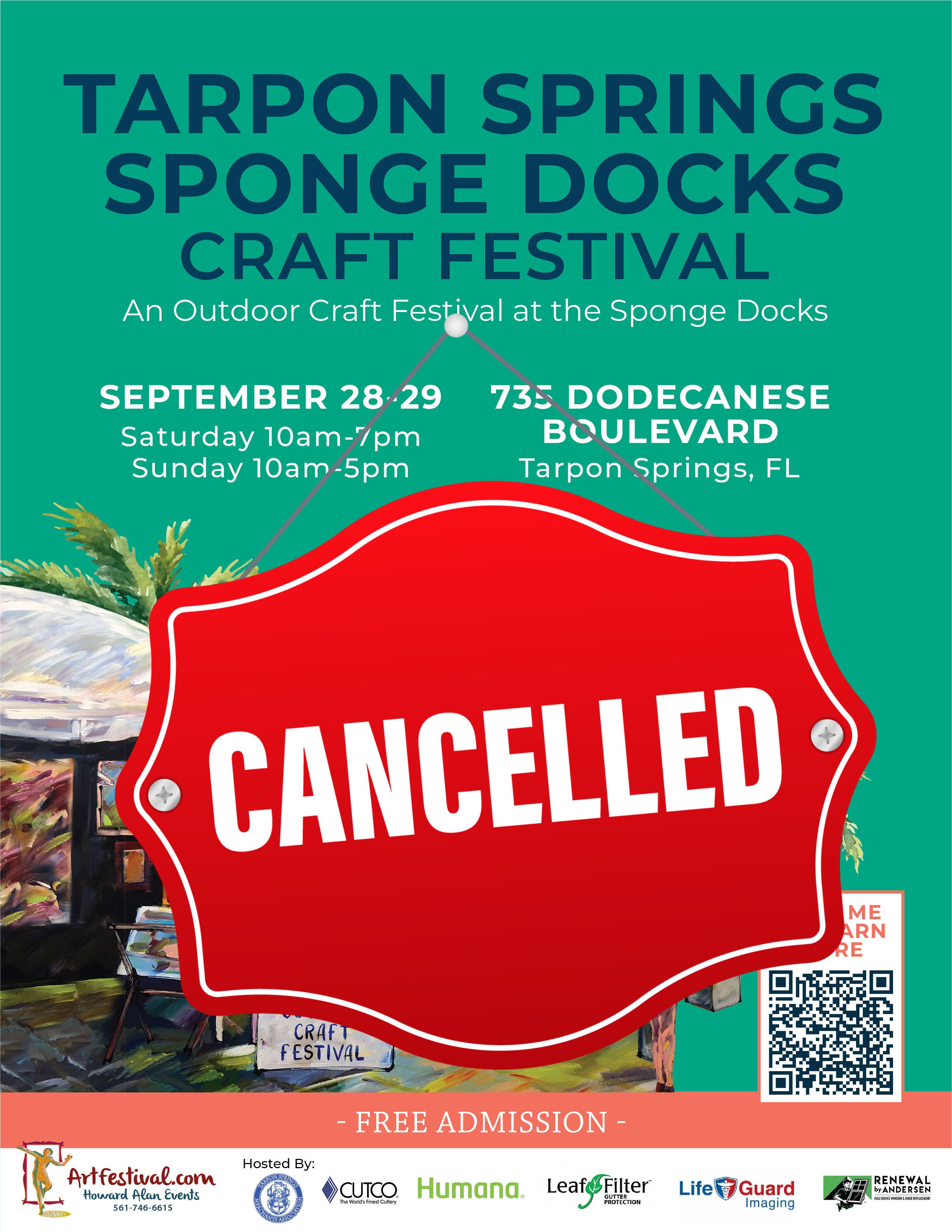 Cancelled: Tarpon Springs Sponge Docks Craft Festival