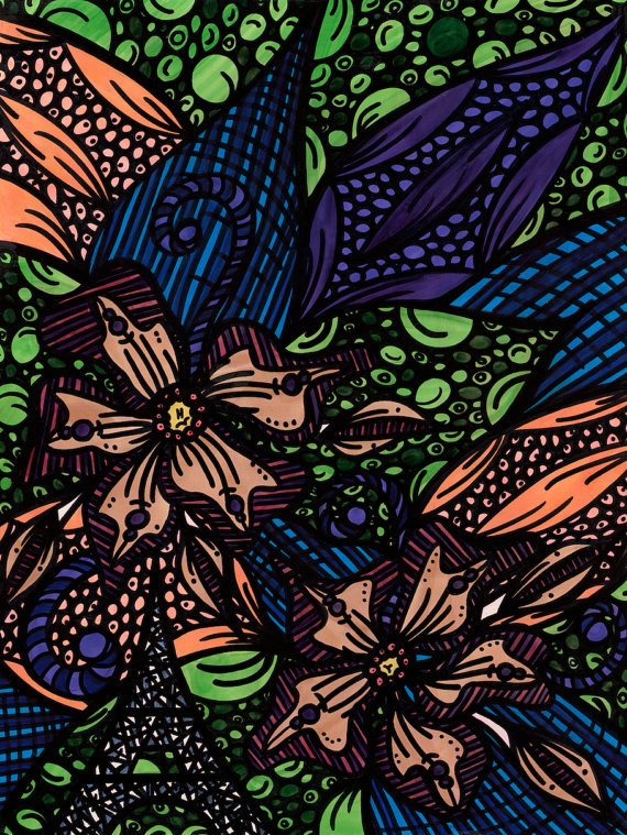  "Love in Paris" Limited Edition | Artist Holly A. Jones
