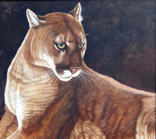 Cougar Painting
