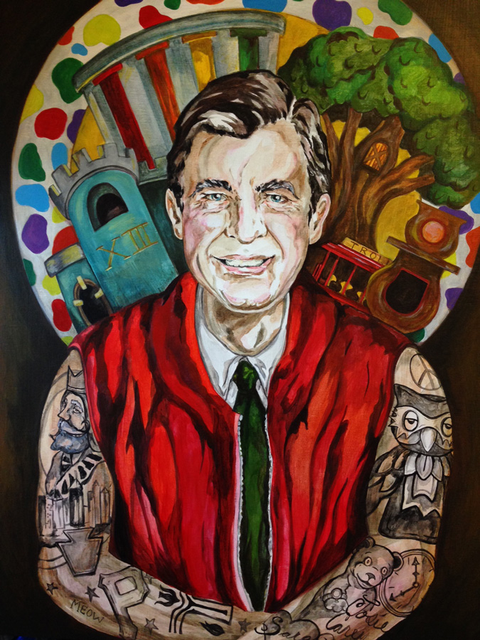 ICE 9 Studio  Its a beautiful day in this neighborhood Mr Rogers  trolley by lmohnster    mrrogers colortattoo pittsburghartist  tattoo tattooartist ice9 femaletattooartist trolley  Facebook