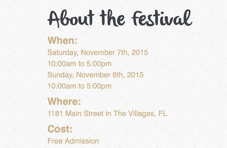 Spanish Springs Craft Festival