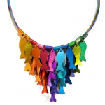 Cascading Fish Necklace