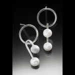 Droop Earrings with Fresh Water Pearls