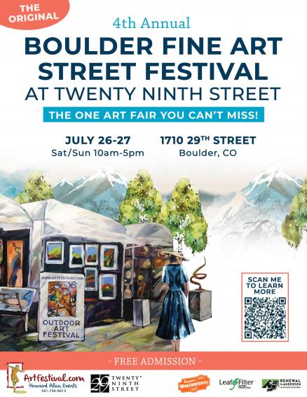 4th Annual Boulder Fine Art Street Festival at Twenty Ninth Street