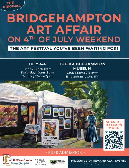 Bridgehampton Art Affair on 4th of July Weekend