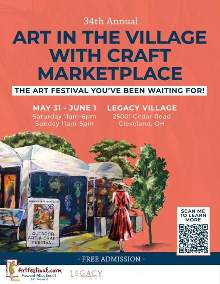 34th Annual Art in the Village with Craft Marketplace