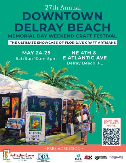 27th Annual Downtown Delray Beach Memorial Day Weekend Craft Festival on 4th
