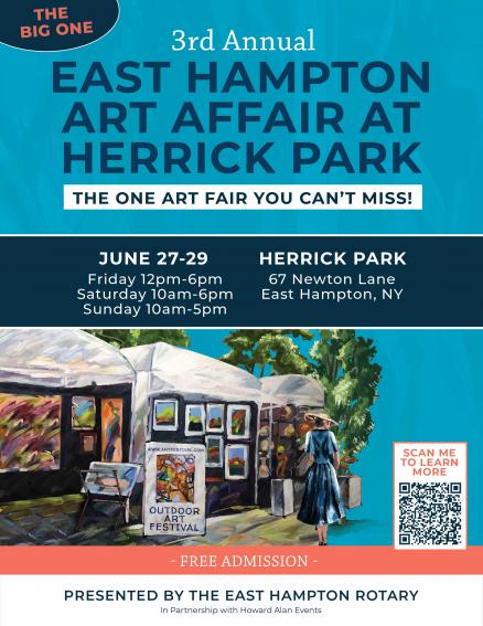 3rd Annual East Hampton Art Affair at Herrick Park